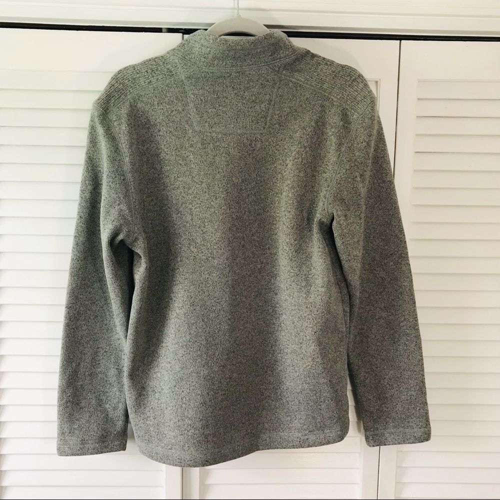 G.H. BASS & CO. Gray V-Neck Button Sweater Size S - Picture 9 of 10